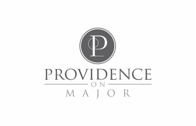 A logo with the words "Providence on Major" in a circle.